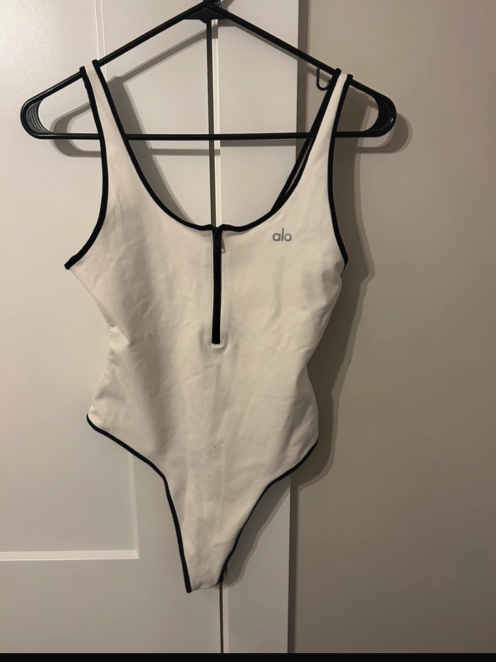 ALO Yoga Supernova Bodysuit One-Piece Ivory